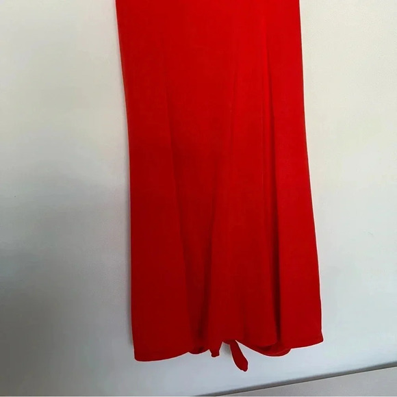 Athleta Essence Tie Open Back Tank Top Size Large Tall Red - Picture 8 of 11